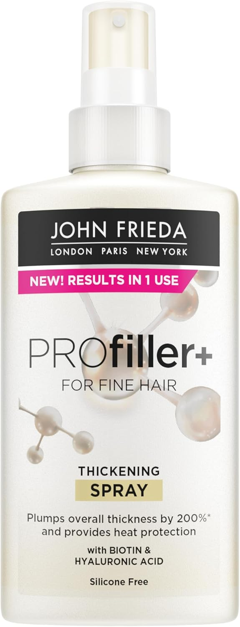 John Frieda Profiller+ Thickening Spray with Heat Protection for Thin, Fine Hair, image number 4