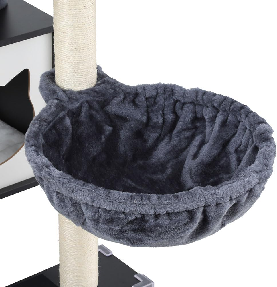 I.Pet Cat Tree Tower Scratching Post Scratcher 144Cm Wood Bed Condo House image number 2