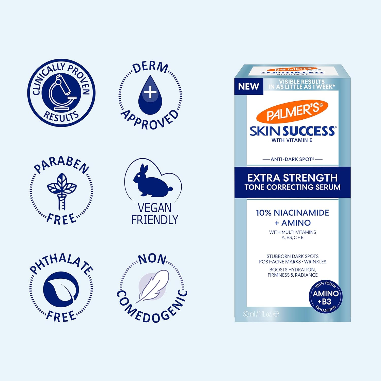 Palmer'S Skin Success Extra Strength Tone Correcting Serum 30Ml image number 5