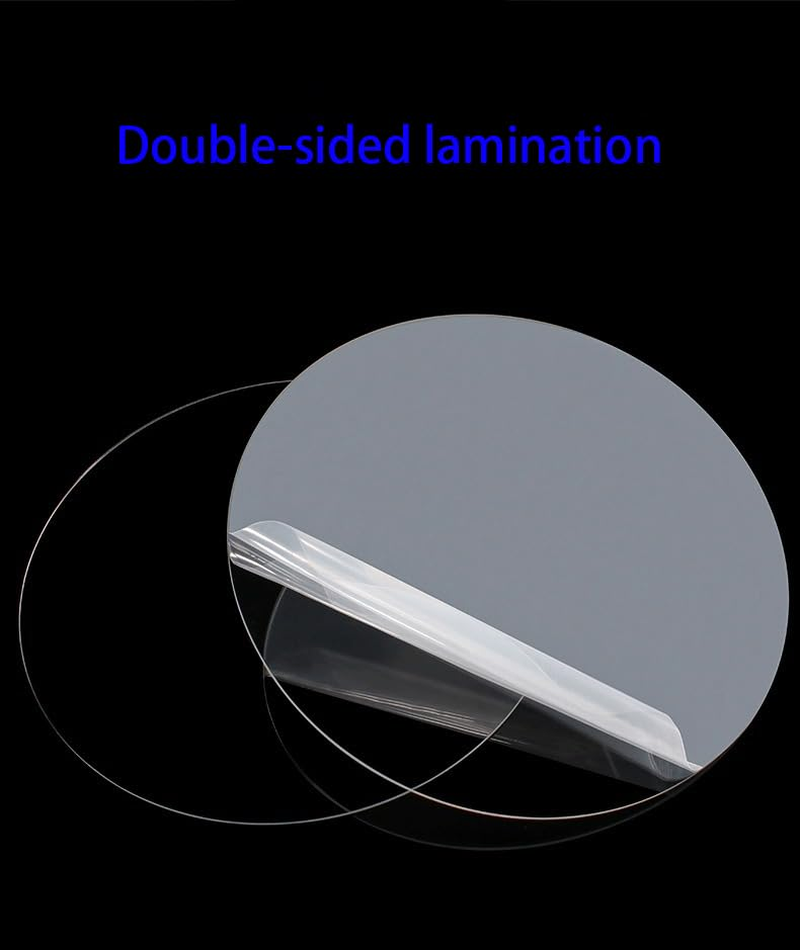 Virellisee 2Pcs round Acrylic Sheet 1/4 Inch Thick(6Mm),6 Inch Diameter Clear Plexiglass Sheets,Clear Acrylic Circle, Cake Disk, Table Top, Acrylic Backdrop (6Inch) image number 5