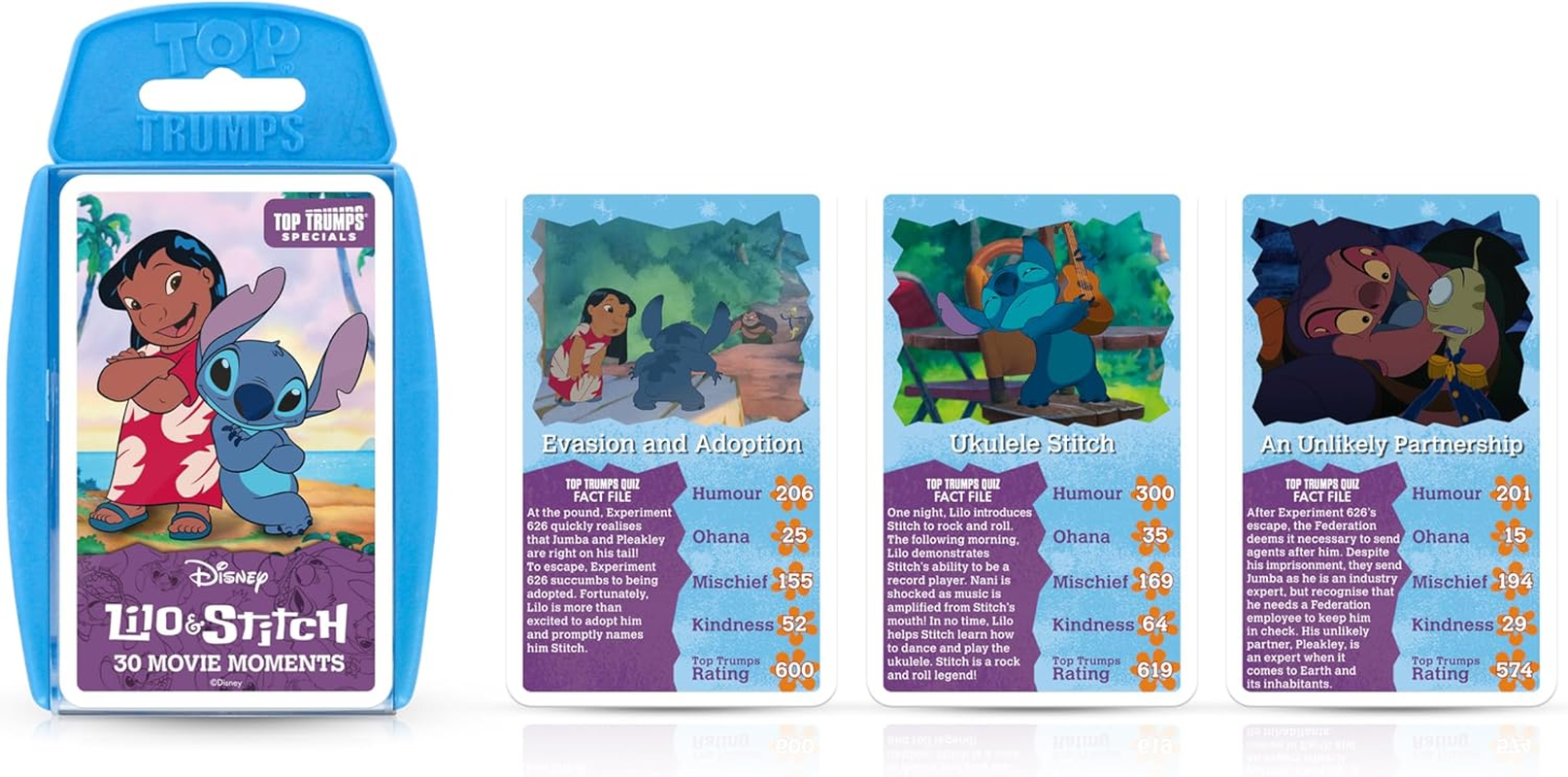Top Trumps Specials Lilo & Stitch Playing Cards image number 4