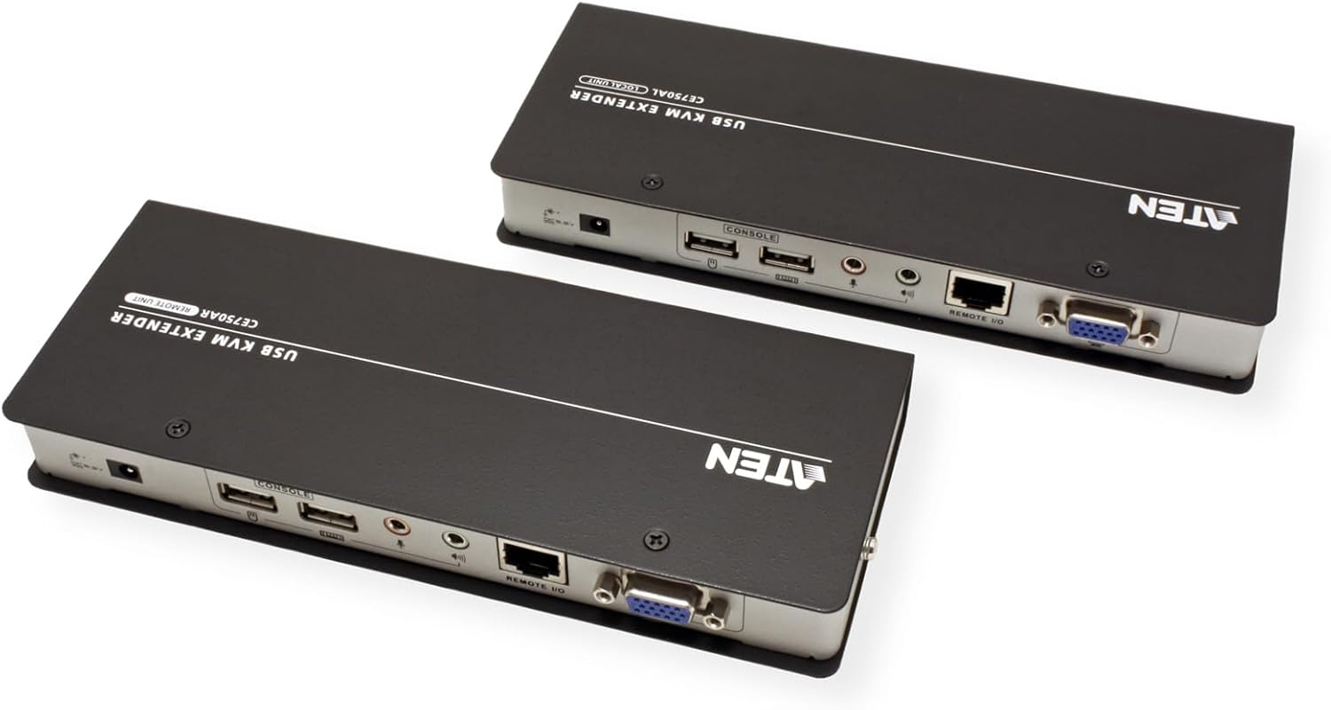 Aten USB Vga/Audio Cat 5 KVM Extender 1280 X 1024 Upto 200M