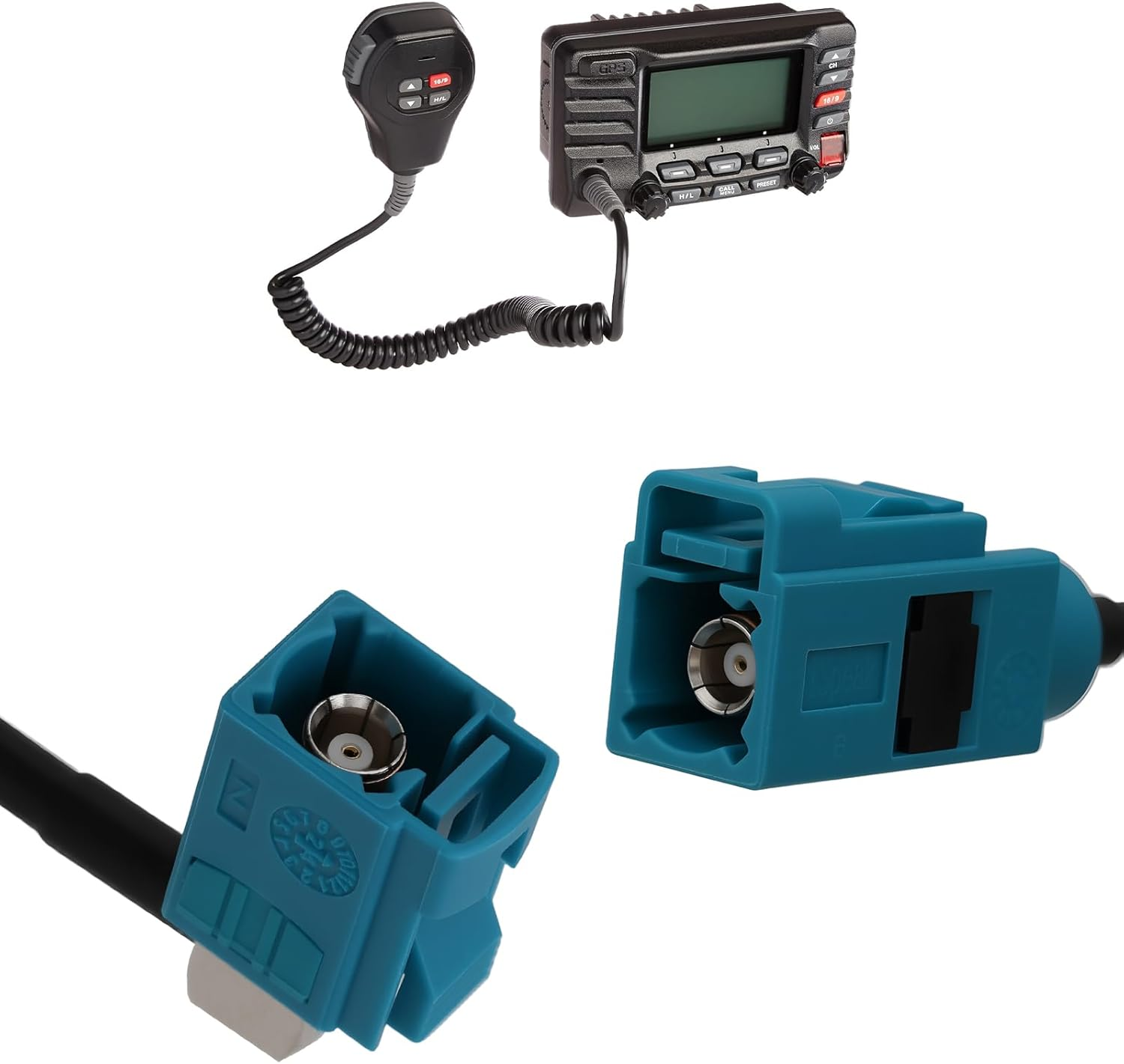 VGOL 2M Fakra Right Angle Female to Female Antenna Extension Adapter Cable for Cars image number 1