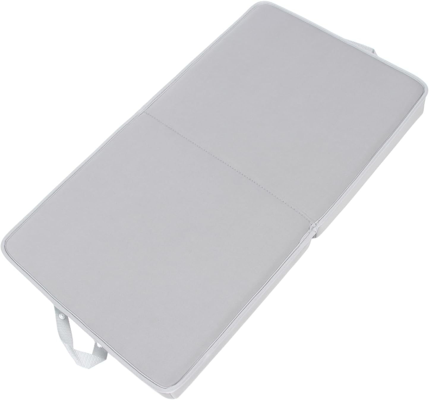 Baby Bath Kneeler, Portable Handle Non Slip Bath Kneeling Pad Multipurpose Foldable Waterproof for Bathroom (Grey with Grey) image number 1