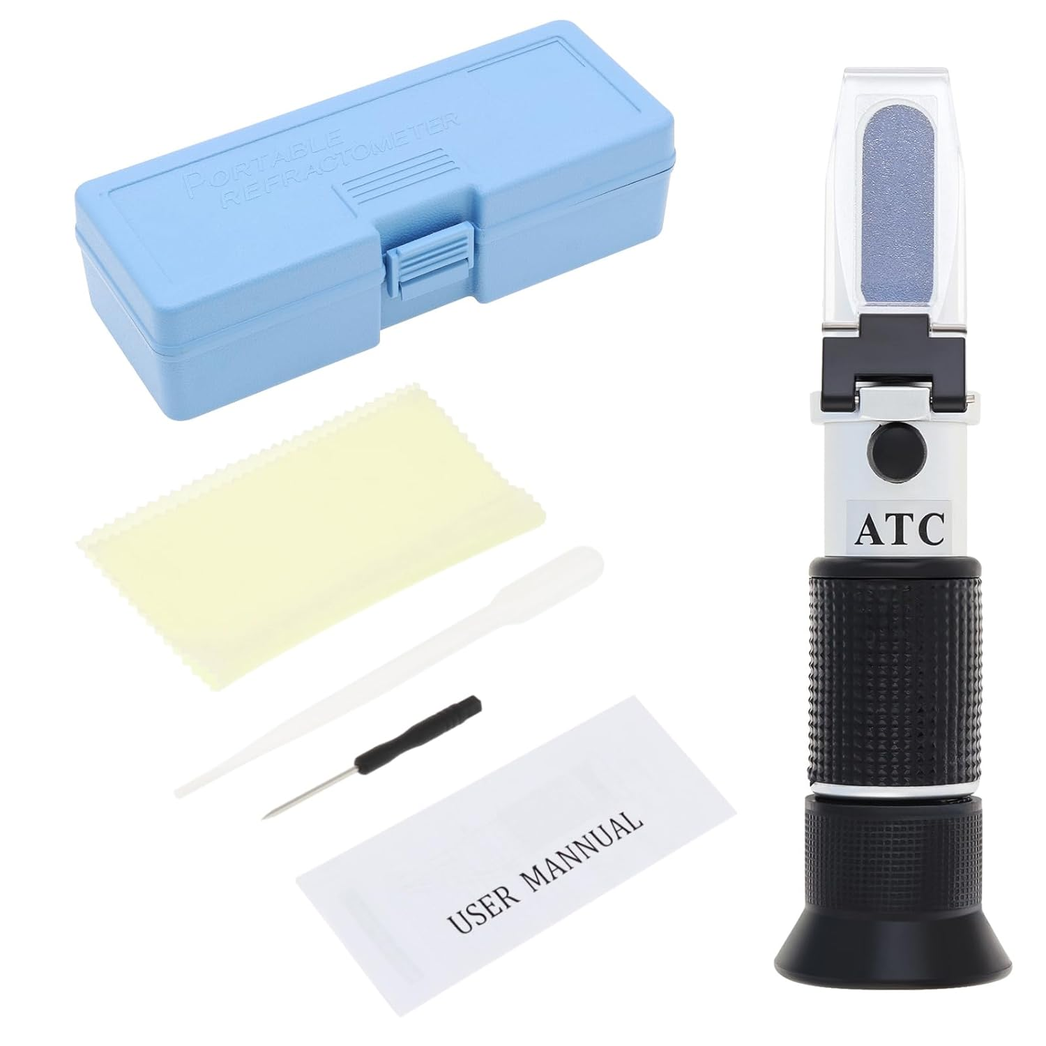 Origlam 4-In-1 Car Adblue Urea Refractometer Battery Fluid Ethylene Propylene Glycol ATC image number 3