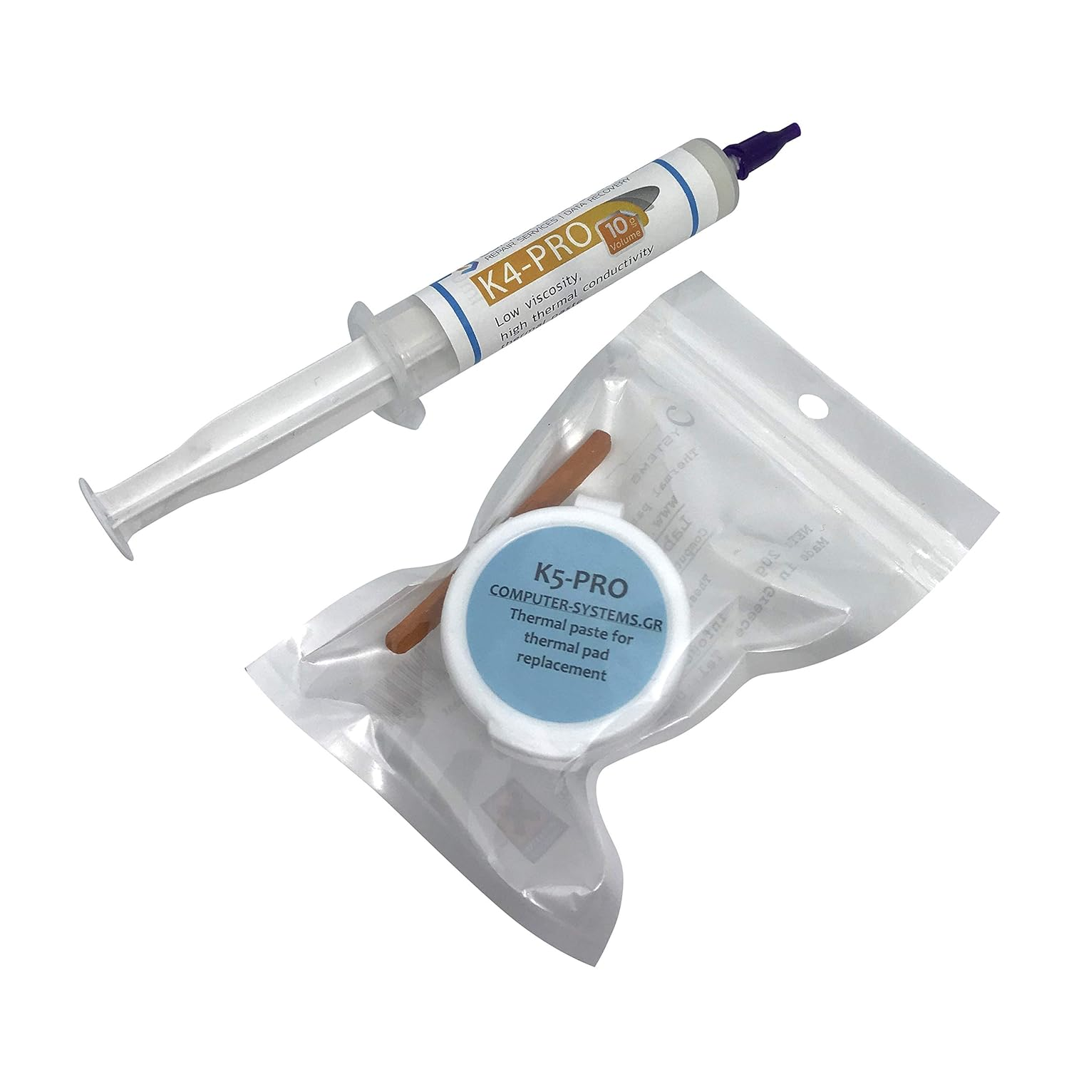 K5 PRO 20G & K4 PRO 10G Thermal Paste and Thermal Putty Pad Replacement Set Compatible with Apple Imac, Asus ROG, Acer Nitro, MSI Laptops, RTX 3080, 2080TI, 3090, PS4, Nintendo Switch, Xbox image number 1