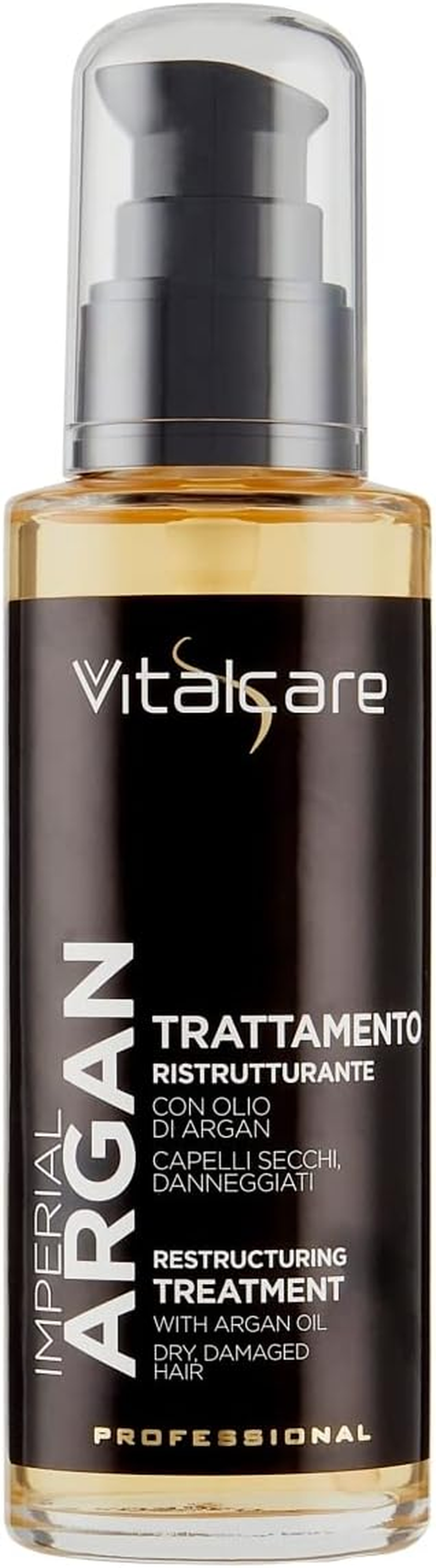 Vitalcare | Imperial Argan - Restructuring Hair Treatment with Argan Oil, Flaxseed Oil, Oil Complex for Dry and Damaged Hair, 100 Ml image number 3
