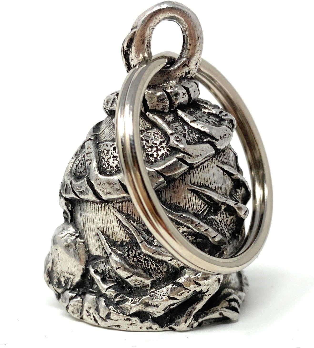 Bravo Bells Skull Dragon Bell - Biker Bell Accessory or Key Chain for Good Luck on the Road image number 3