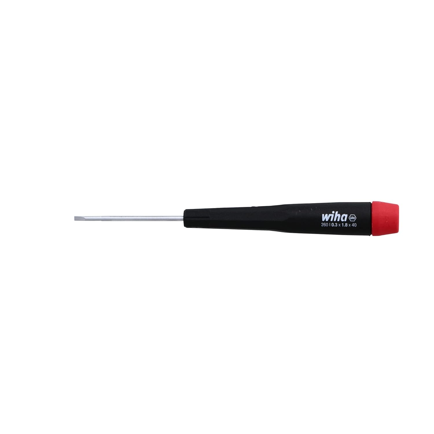 Wiha 96018 Slotted Screwdriver with Precision Handle, 1.8 X 40Mm image number 2
