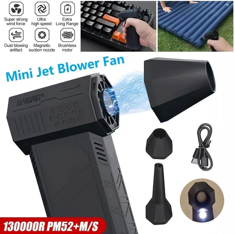 Hydrayne Air Blaster 2.0 Jet Dry Mini Blower 130,000 RPM Super Fan Turbo Powered image number 1
