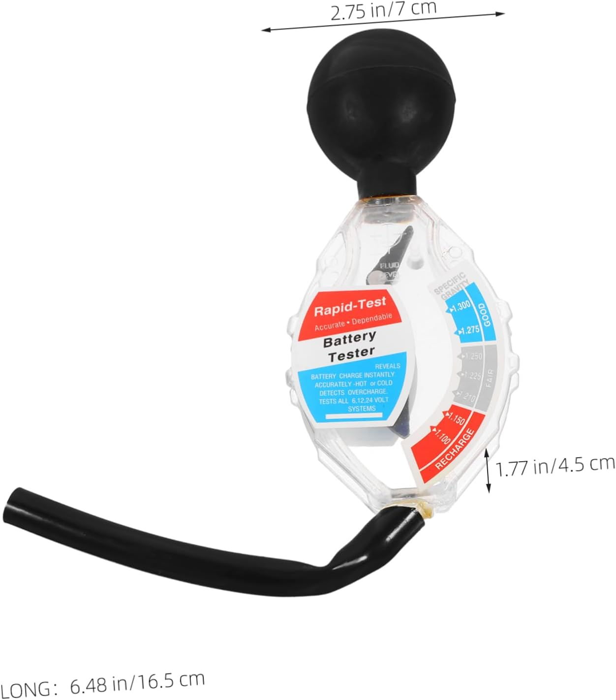 OSOLADY Battery Tester Hydrometer Tester for Car Battery Testing Equipment Practical Freeze Testing Tool for Car image number 4