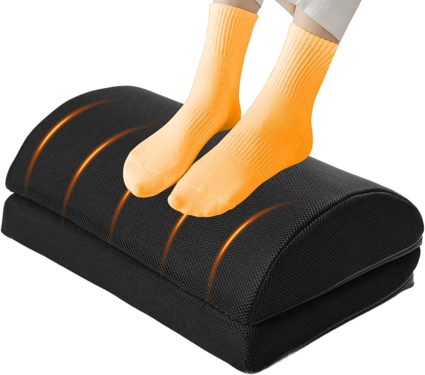 Simofuze Foot Rest under Desk, Ergonomic Footrest, Foot Pillow with Memory Foam, Adjustable Detachable Cushion, Desk Foot Rest with Anti-Slip Cover, Foot Stool for Office, Home and Gaming image number 5