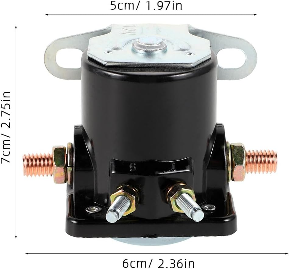 MUSISALY Heavy Duty Starter Solenoid Relay Replacement Car Starter Relay Compatible with Select Classic Vehicles 1958-1991 image number 1