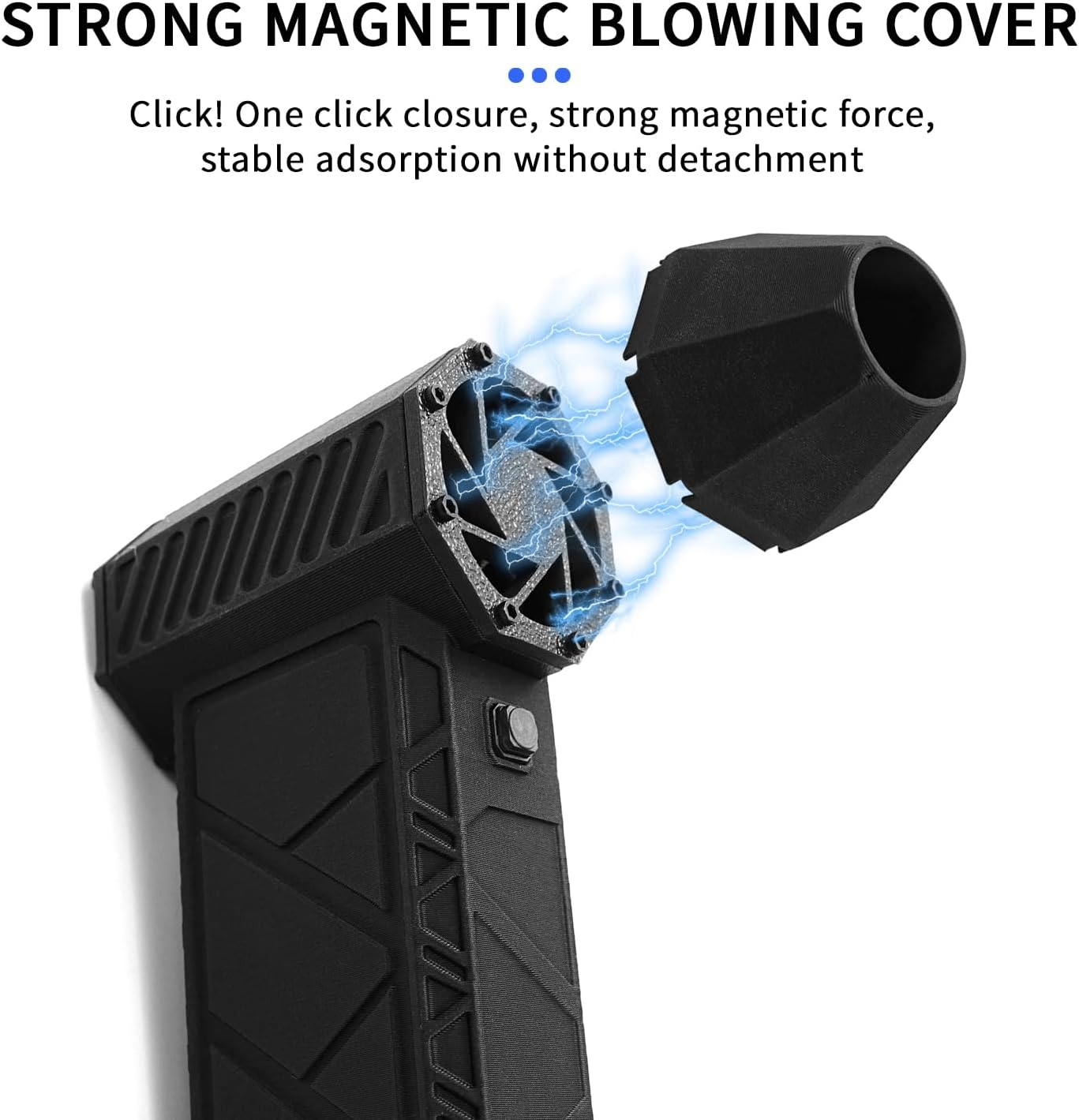 QUMOX Powerful Electric Air Duster - High-Speed 170000RPM, Adjustable Air Flow Levels, Replace Compressed Air Can Rechargeable Air Blower for Cleaning Computer Keyboards, Outdoor Use, Cars, and Home image number 3