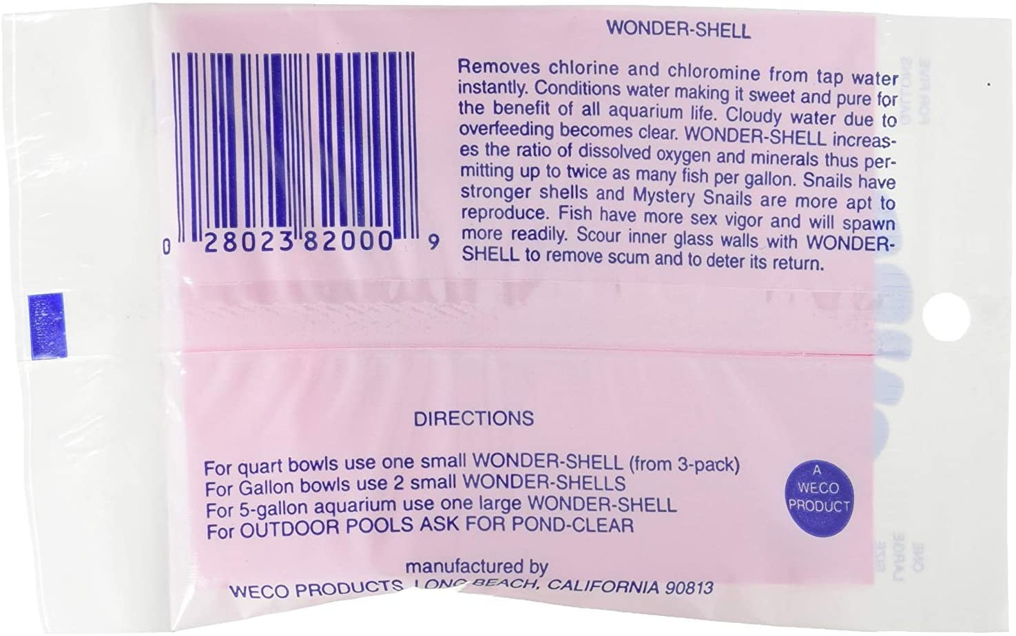 (3 Pack) Weco Wonder Shell Natural Minerals, Large, for a Total of 3 Large Shells image number 2