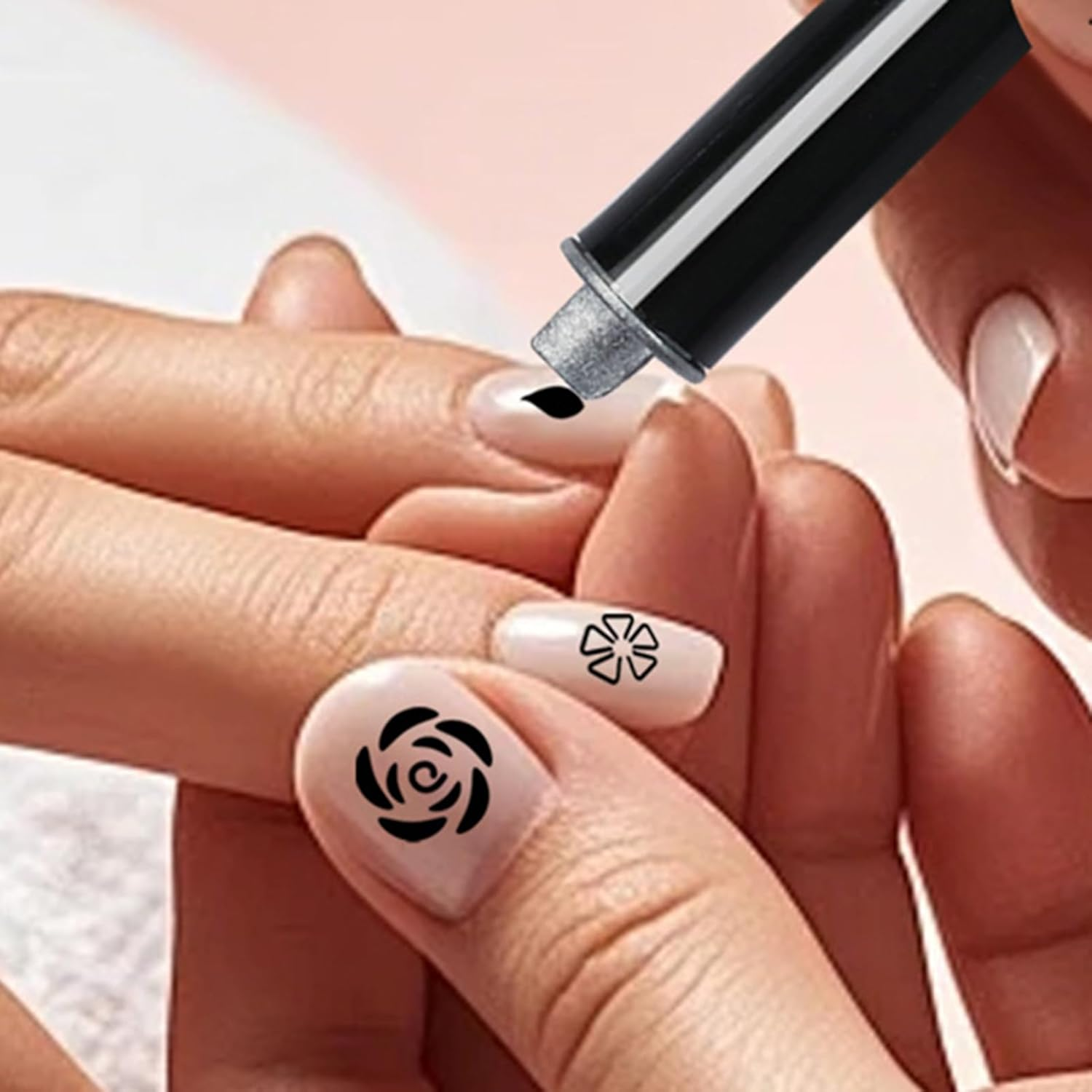 Nail Stamp | Nail Stamping Pen - Design Tools with Different Patterns Doodles Kit Professional Manicure Equipment for Women, Girls, Beginners image number 4