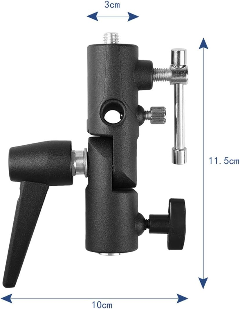 Laroal Flash Head Umbrella Stand H Type Lamp Holder for Light Tripod Flash and Reflective Umbrella Transmitted Light Umbrella Photo Studio 1Pcs image number 4