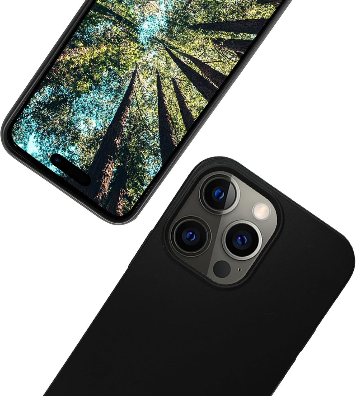 Eplanita Eco Mobile Phone Case for Iphone 16, Biodegradable Plant Fibre and Soft TPU, Drop Protection Cover, Eco Friendly Zero Waste (Khaki, for Iphone 16)