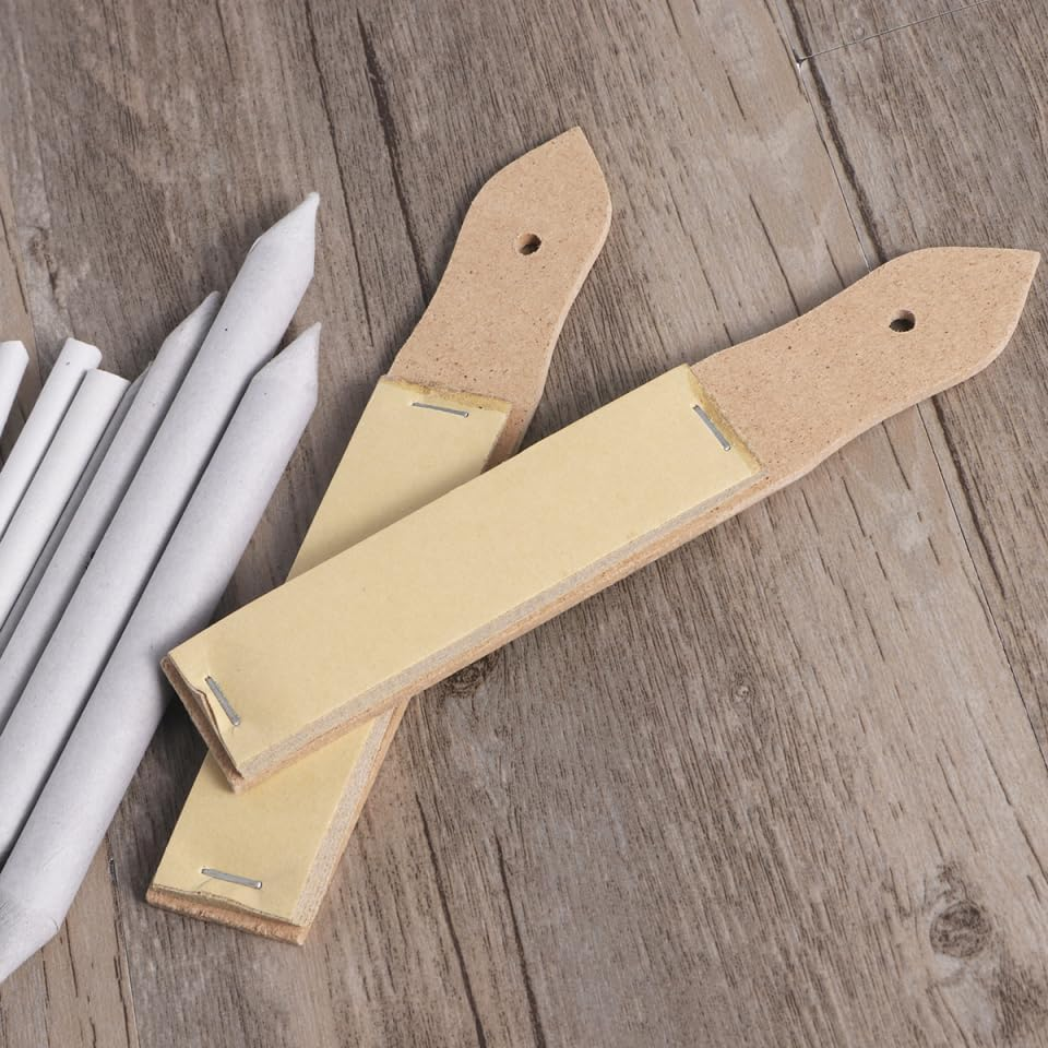 TEHAUX 12Pcs Blending Stumps Set, Sketch Drawing Tools Blending Sticks Pencil Kit Paper Art Blenders for Student Artist Charcoal Sketch Drawing Accessories image number 1