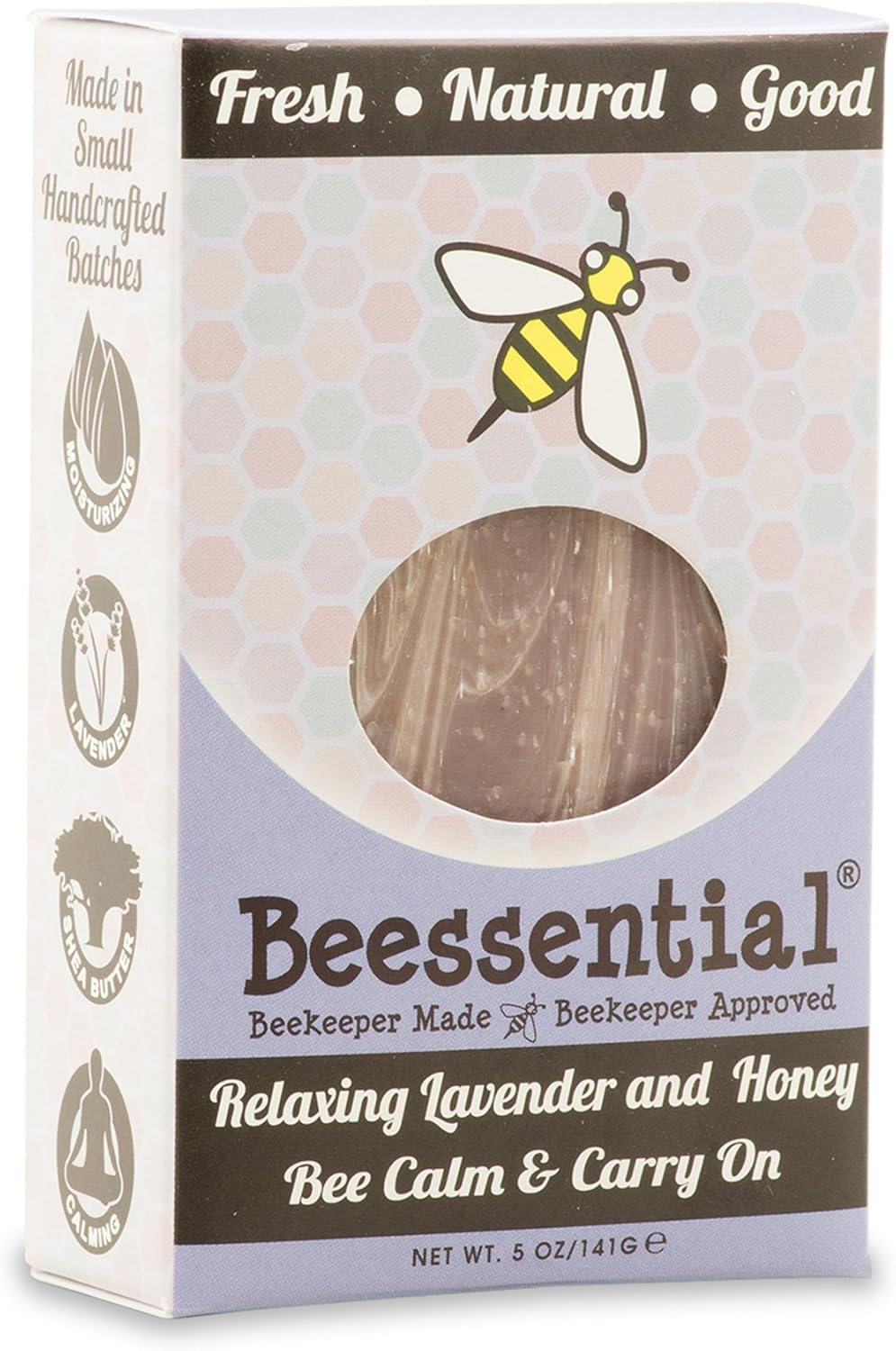 Beessential Mechanic and Gardener Soap, 5 Ounce Lavender/Honey image number 4