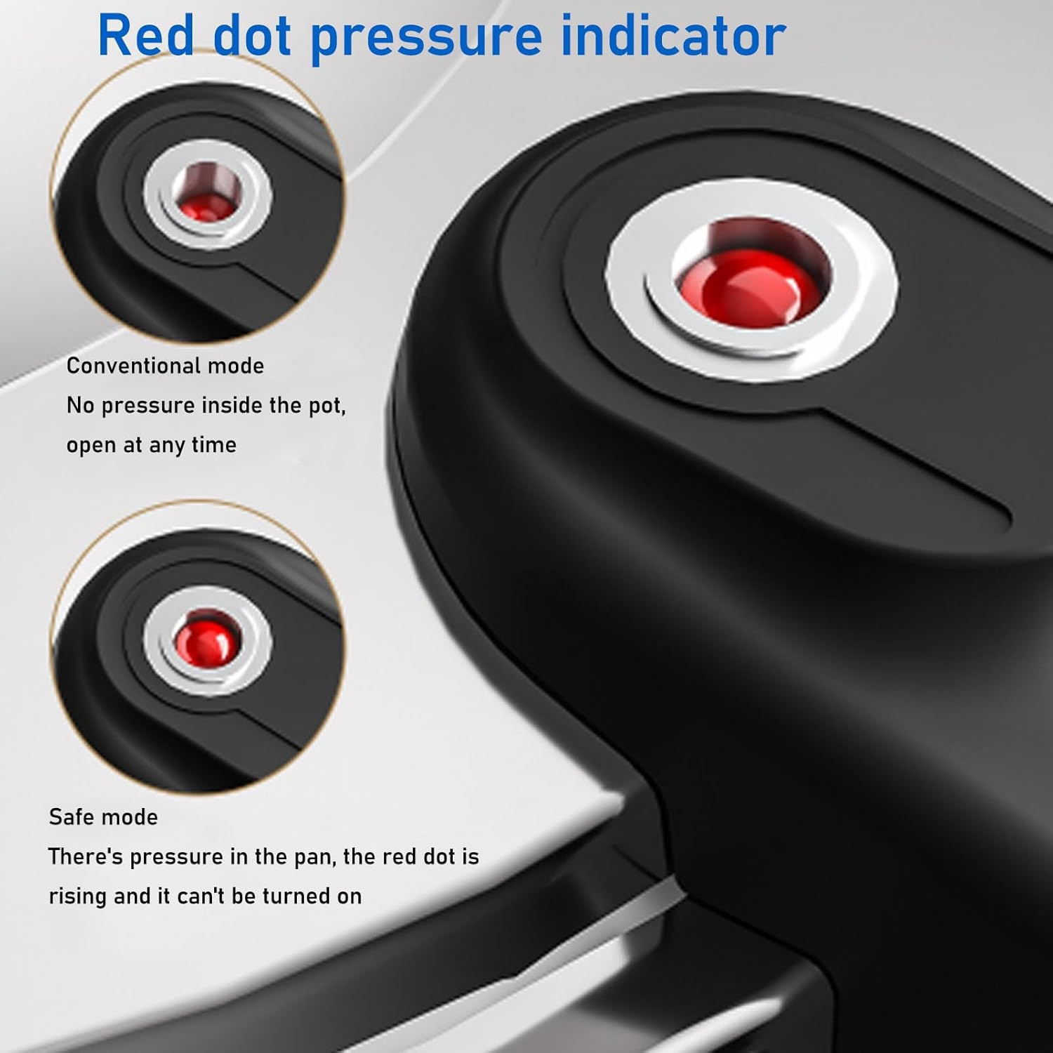 Stainless Steel Pressure Cooker, Household Pressure Cooking Pot with Safety Valve, Multi Functional Cookware with Pressure Limit Device, Compatible with All Types of Stoves (10L) image number 5