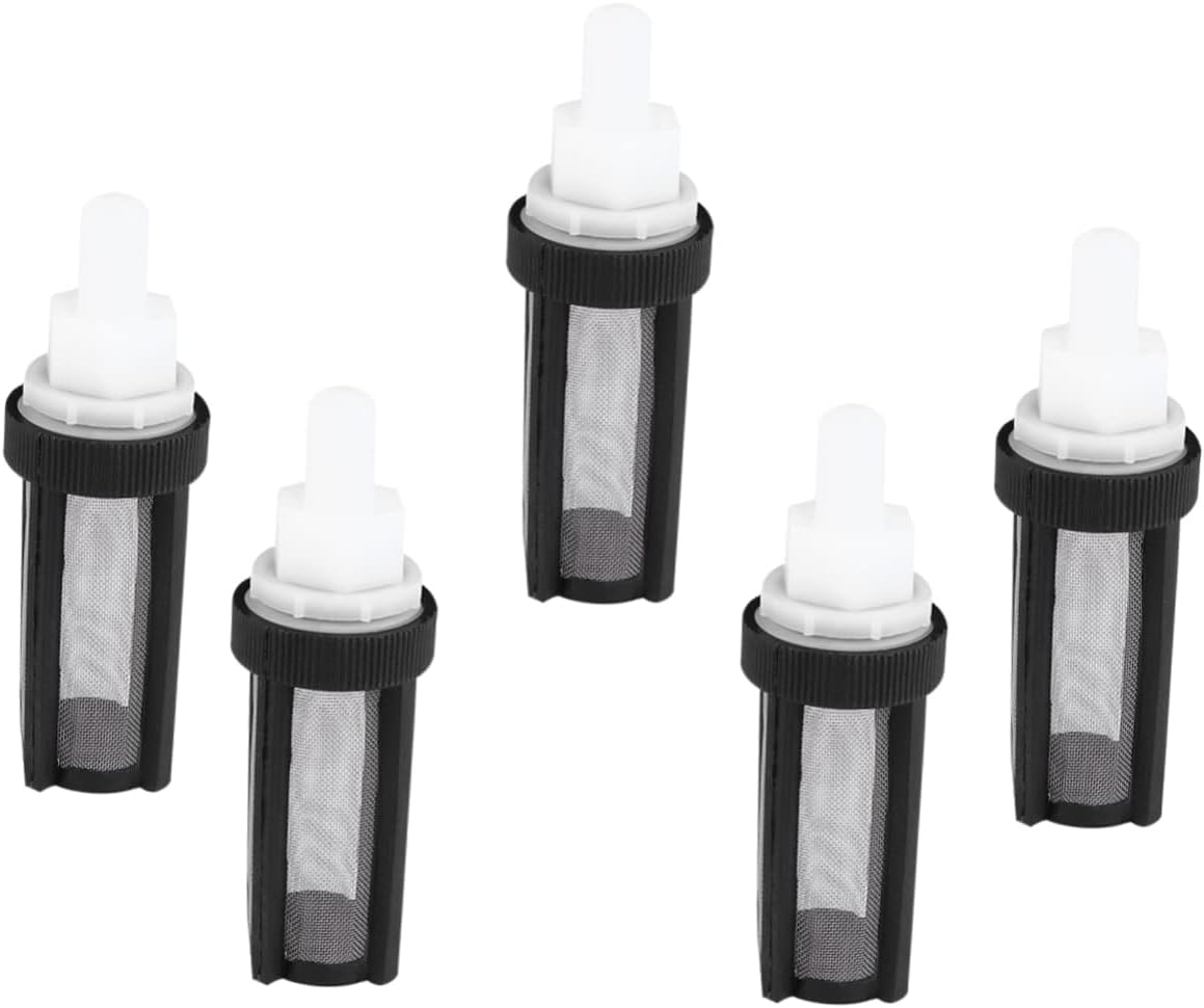 TEHAUX 15Pcs Stainless Steel Micro Pump Filter Net Water Pump Strainer Silicone Tube for Pool Filter image number 1