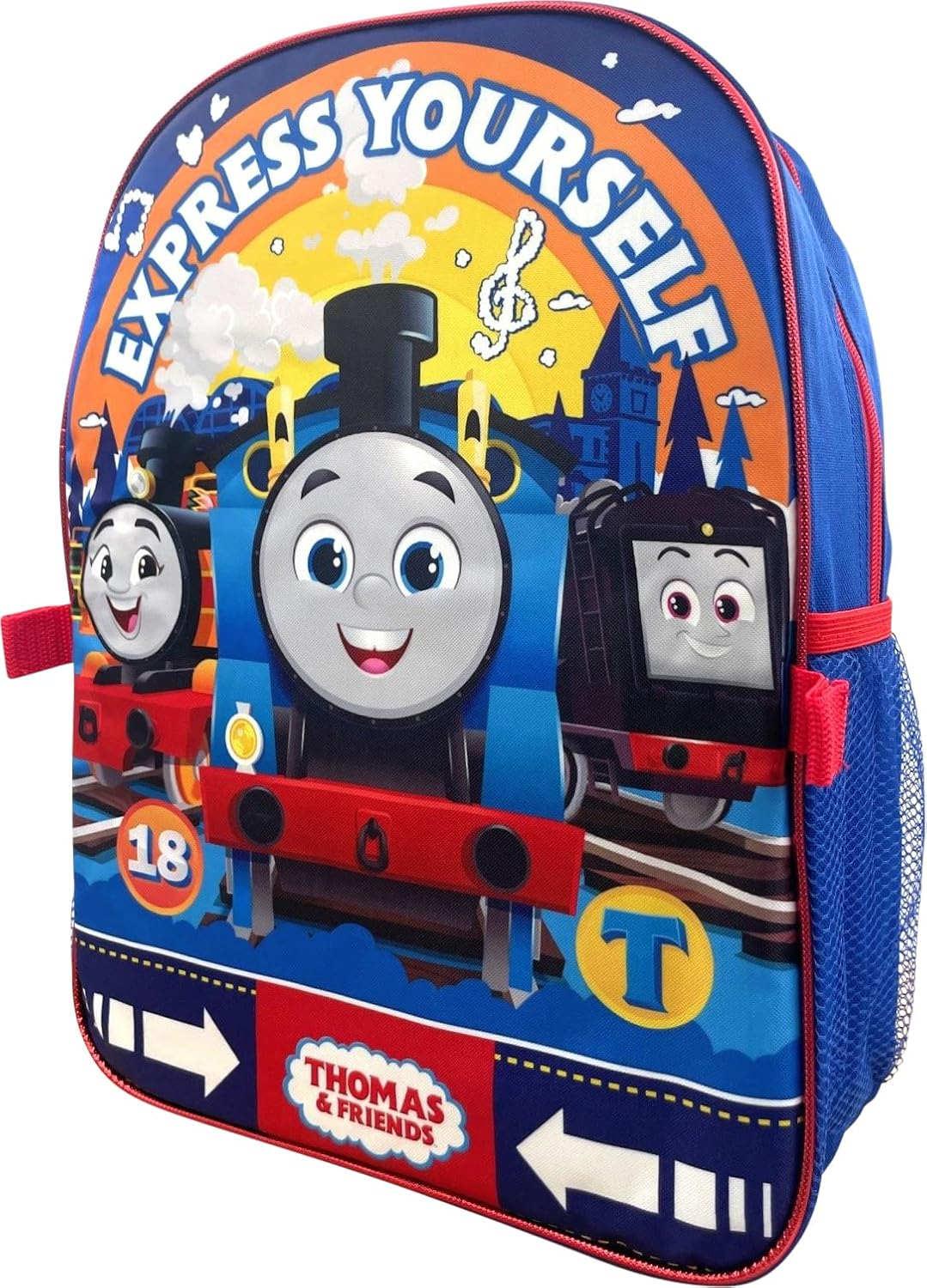 Ruz Thomas and Friends 16 Inch Backpack with Removable Lunch Box Set image number 2