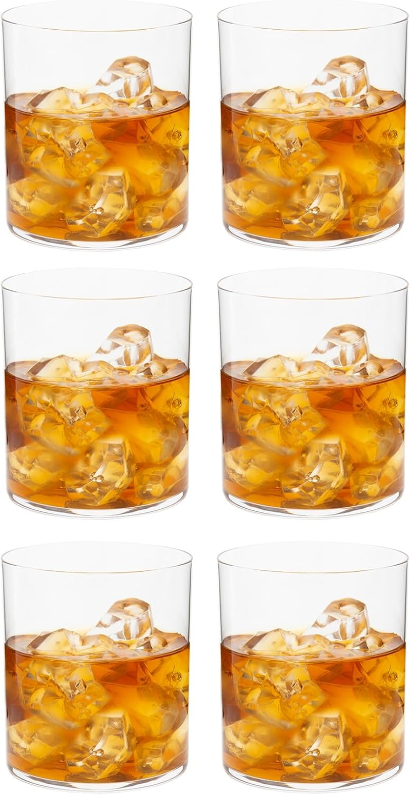 Toyo Sasaki P-33103HS-JAN Whiskey Glasses, Rock Glass, Silk Line, 10.1 Fl Oz (310 Ml), Set of 6, on the Rock, Break-Resistant, Made in Japan, Dishwasher Safe image number 4
