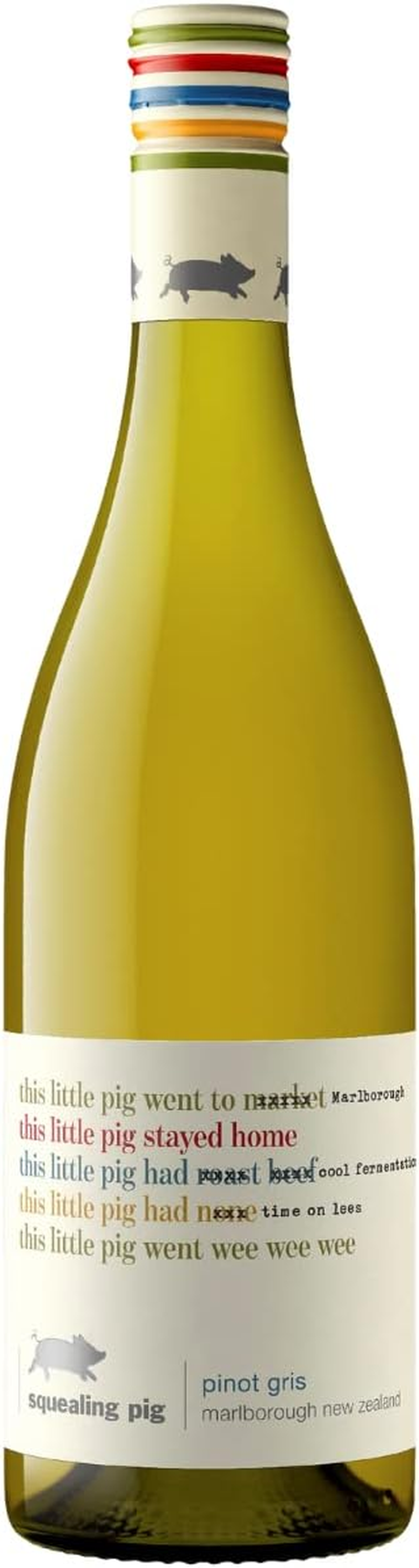 Squealing Pig New Zealand Pinot Gris White Wine (Single Bottle), 750 Ml