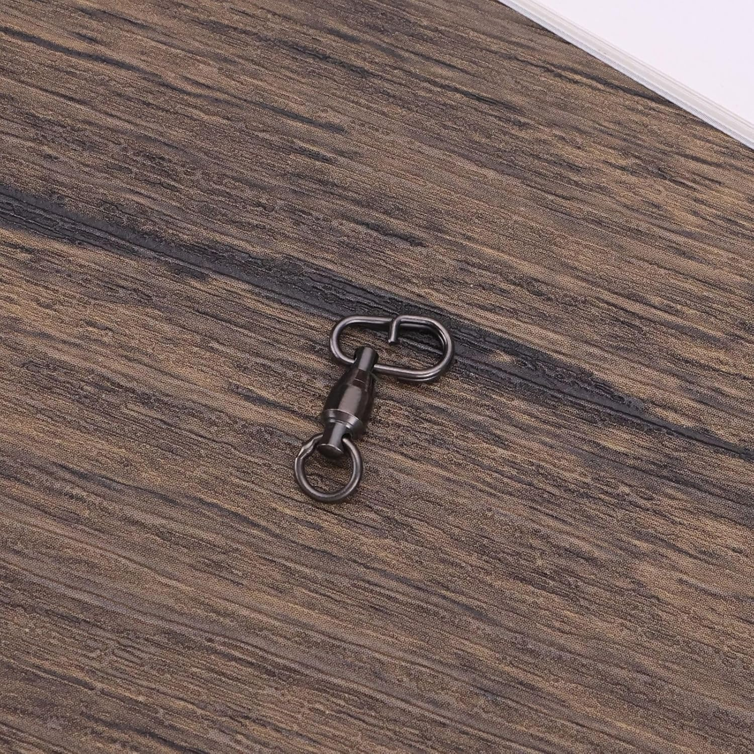 30PCS Fishing Ball Bearing Swivels Stainless with Oval Split Rings for Saltwater Fresh Water Split Ring Lures Connector High Strength Snap Swivels Quick Connector