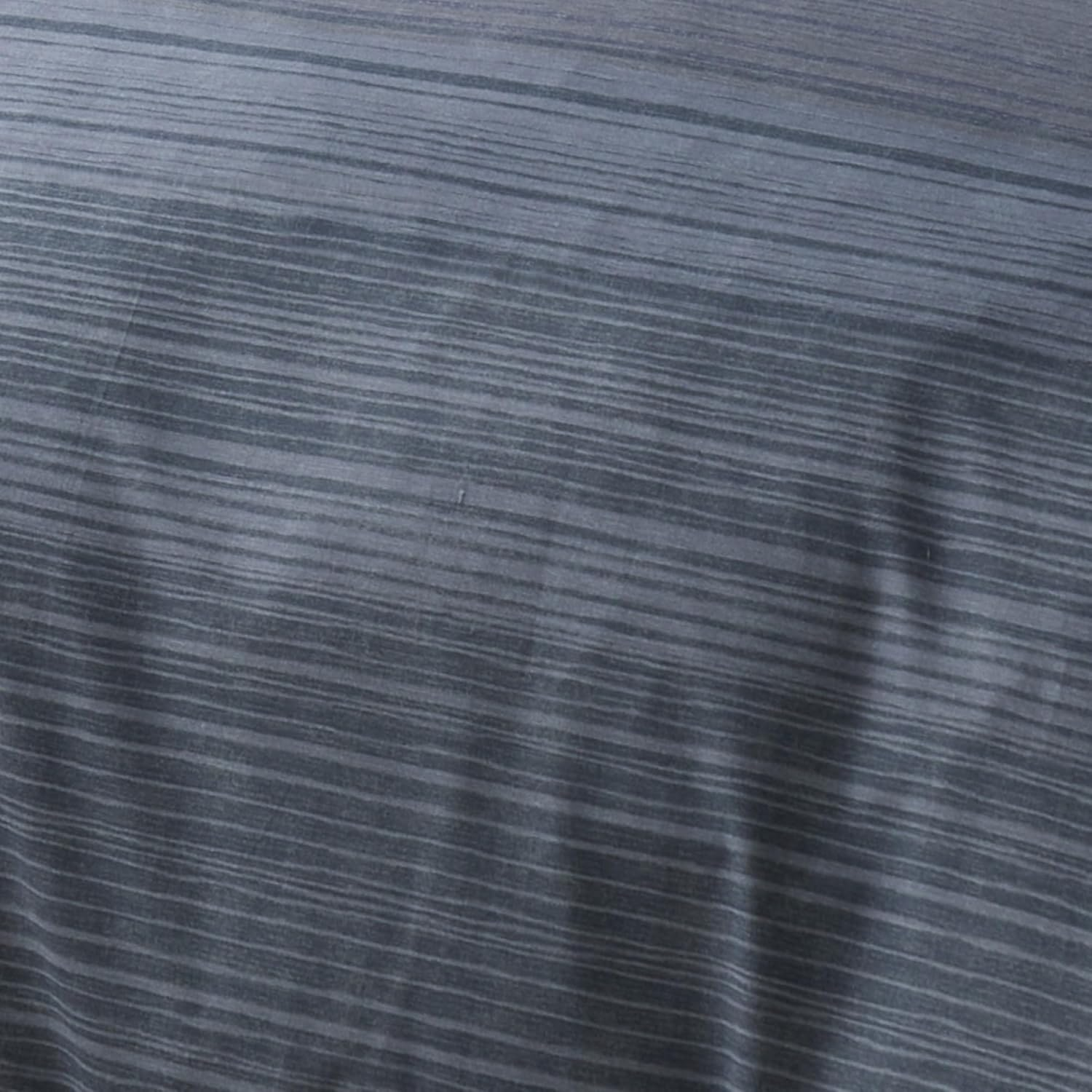 Fusion Modern Reversible Duvet Cover Single (140 X 200 Cm) Ombre Blue with Navy Stripes and Lines Nautical Bedding