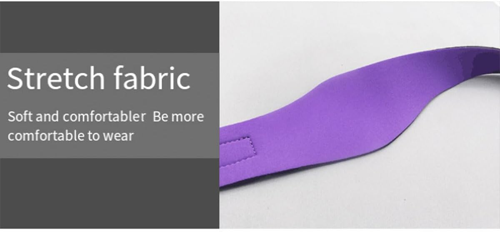 AIMALL Neoprene Swimming Headband, Adjustable Waterproof Ear Protection for Children and Adults, Diving and Swimming Ear Band, Soft and Comfortable Fit image number 3