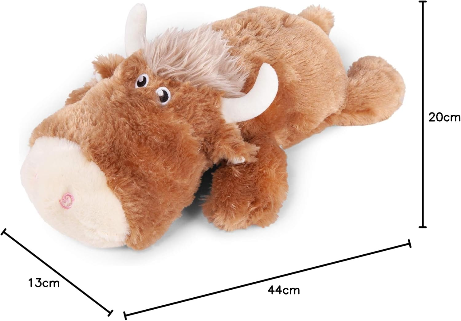 Kazoo Furries Lazy OX Dog Toy, Large image number 2