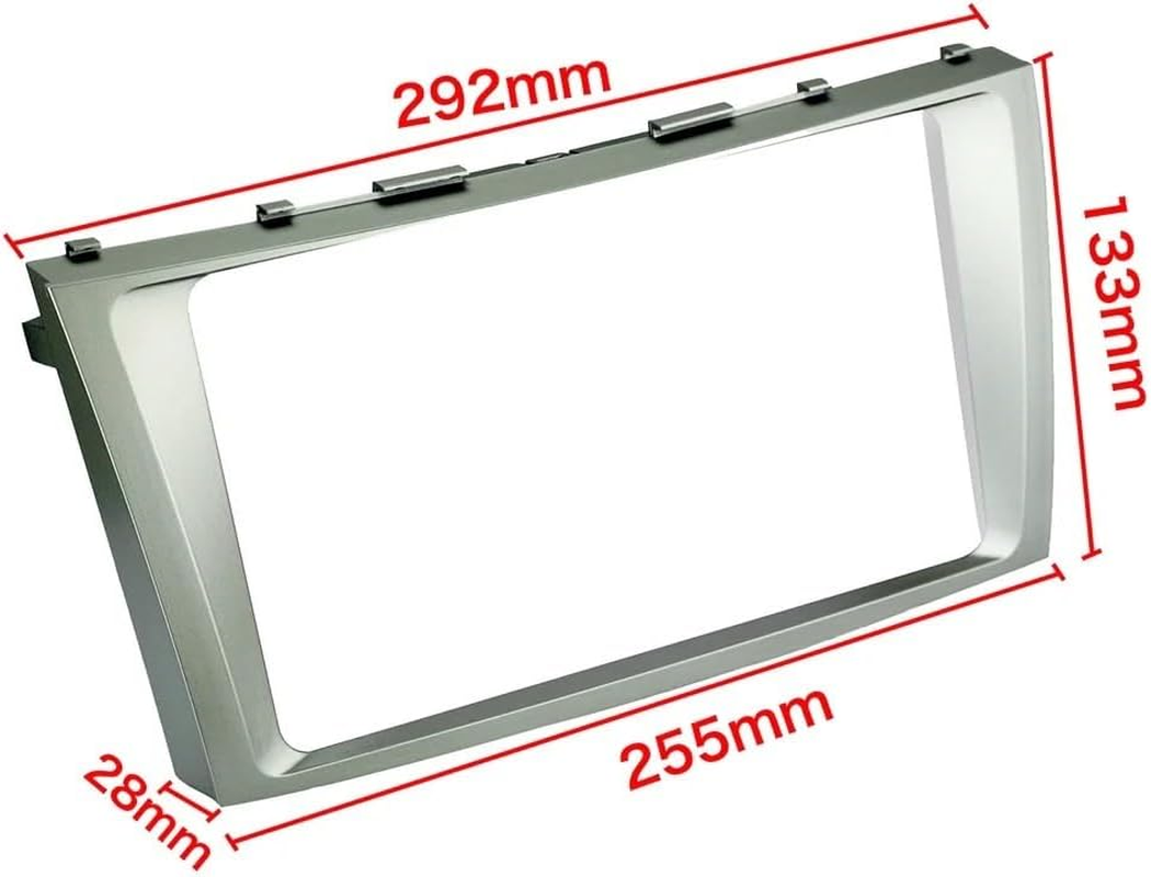 Yuyue Electronic 9 Inch Car Radio Replacement Compatible Wih Toyota Camry Solara 2006-2009 Double Din Stereo Adapter Car DVD Frame Audio Fascia Panel Dash Install Kit image number 1
