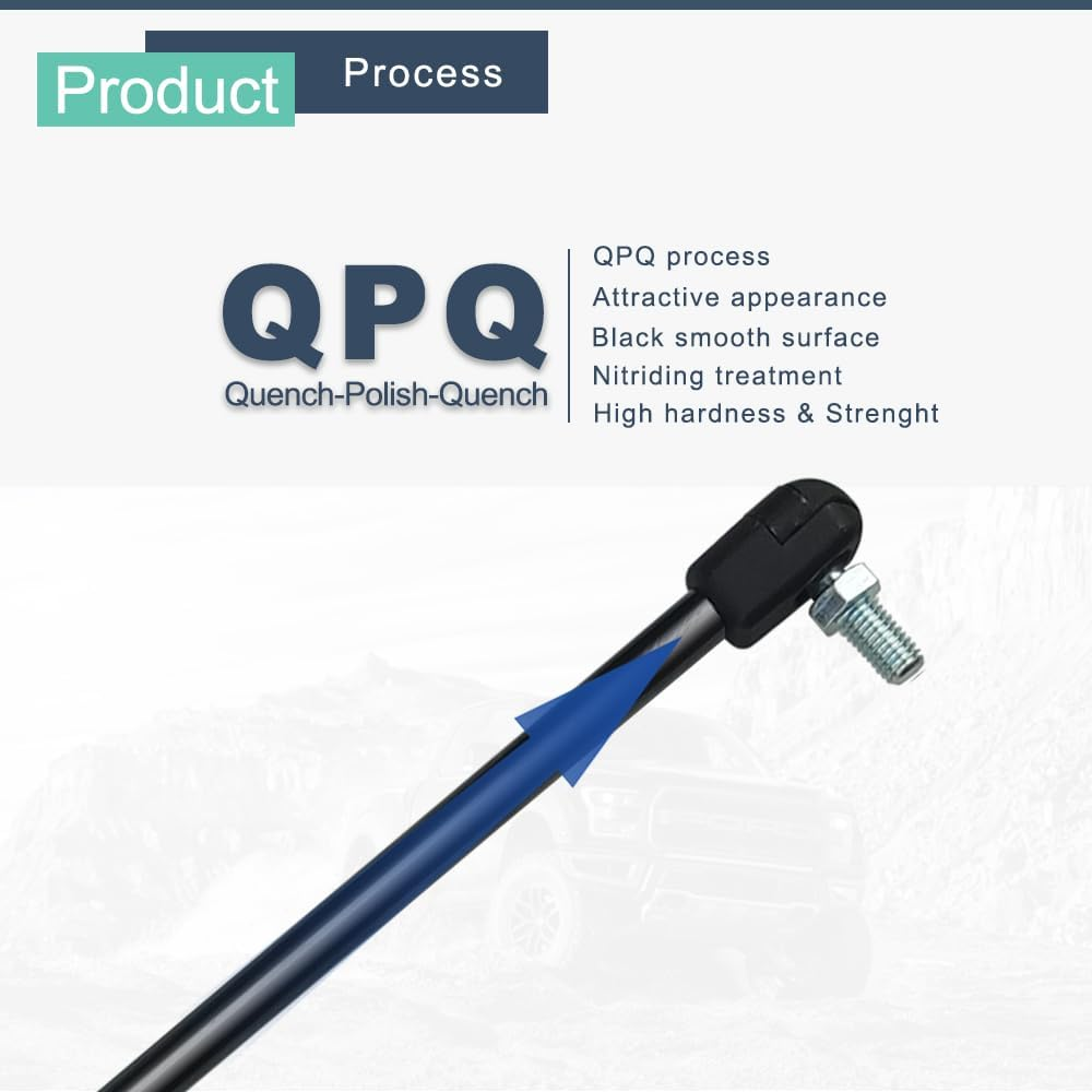 Heavy Duty 2 X Gas Struts 500Mm 200N 8Mm Shaft for Caravan, Trailer, Canopy, Toolbox, Window Strut Spring