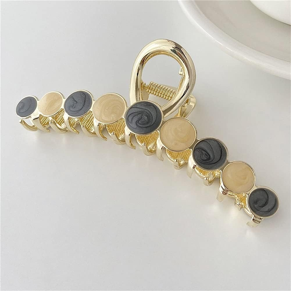 Crystal Hair Accessories,Clips Hairpins,Clip Plate,Hairpins for Women Hair Claws Flower Crab Hair Clips Women Girls Hairstyling Barrettes Headdress Accessories (Color : D) image number 5