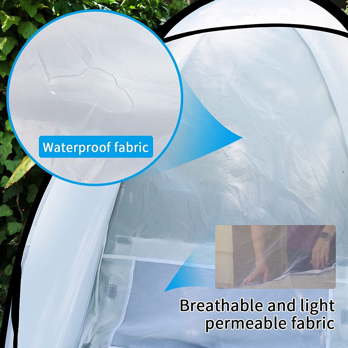 PLANTIONAL Portable Paint Tent for Spray Painting: 3.1X3.2X3.3Ft Small Spray Shelter Paint Booth for DIY Projects, Small to Medium Furniture image number 1