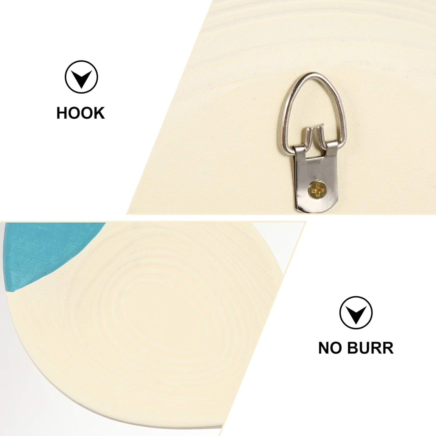 TOPPERFUN 2Pcs Small Fish Wall Hanging Decoration Fish Shaped Hanging Pendant Wall Art Decor for Home Ornament Wood Ornaments for Living