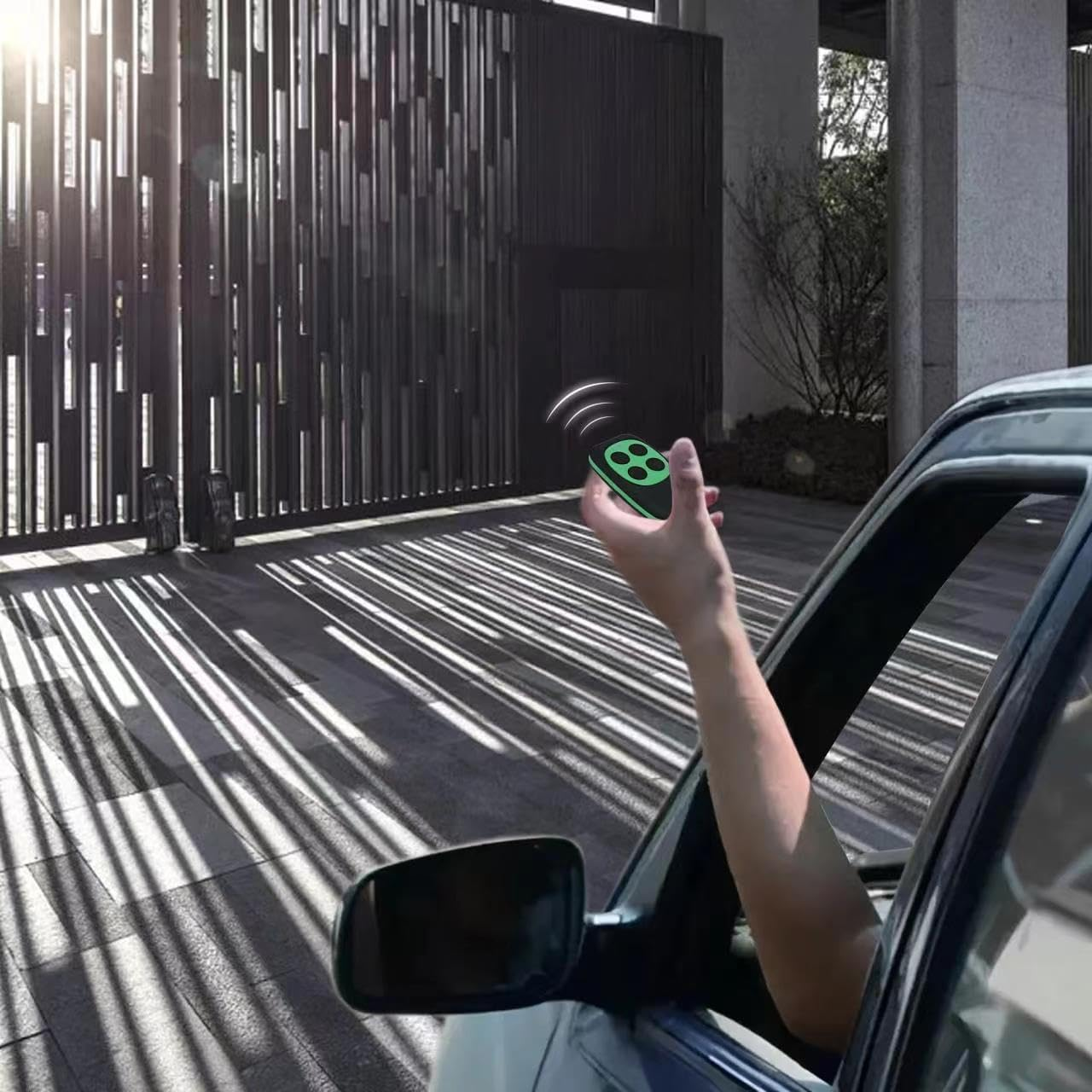 XIHADA 4-Button Universal Gate and Garage Door Opener Remote Control Cloning Homelink Key Fob Programmable Learning Multi Frequency 280MHZ-868MHZ (Yellow, 1PC) image number 4