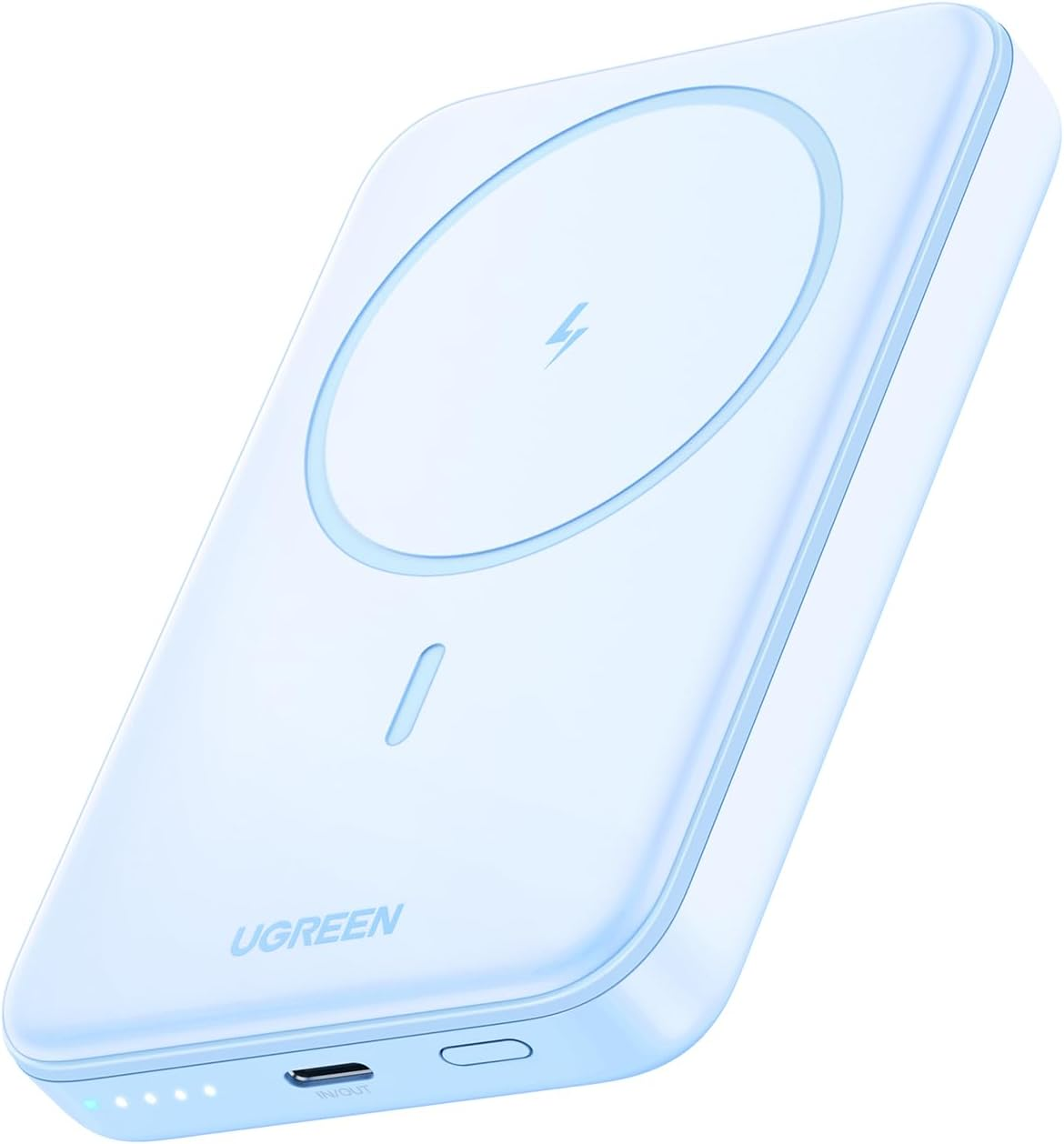 UGREEN Magsafe Power Bank 10000Mah Wireless Portable Charger 20W PD Fast Charging Magnetic Battery Pack Powerbank Compatible with Iphone 17 Pro Max/Iphone Air/16 Plus/15/14/13/12 Series, Black