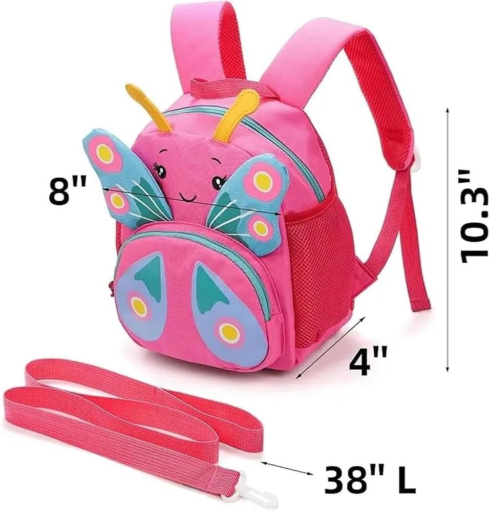 Toddler Backpack with Leash, Adjustable Harness, Breathable Fabric, Lightweight & Safe, Perfect for Kids, Compatible with Children&rsquo;S Gear, CRFY image number 4