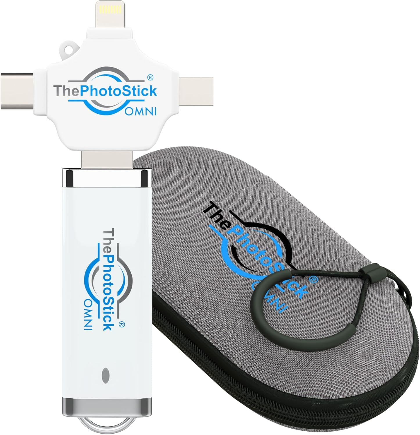 Thephotostick&reg; Omni 32GB + Protective Case | Secure Photo & Video Backup and Transfer | Digital File Organization | USB & Multiport Connection for Phones, Tablets and Computers | Water Resistant Case image number 2