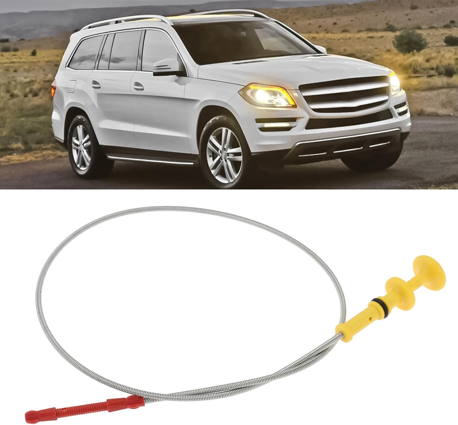 Be in Your Mind 1X Engine Oil Dipstick A6420104172 Compatible with Mercedes-Benz GL350 2013-2016 image number 3