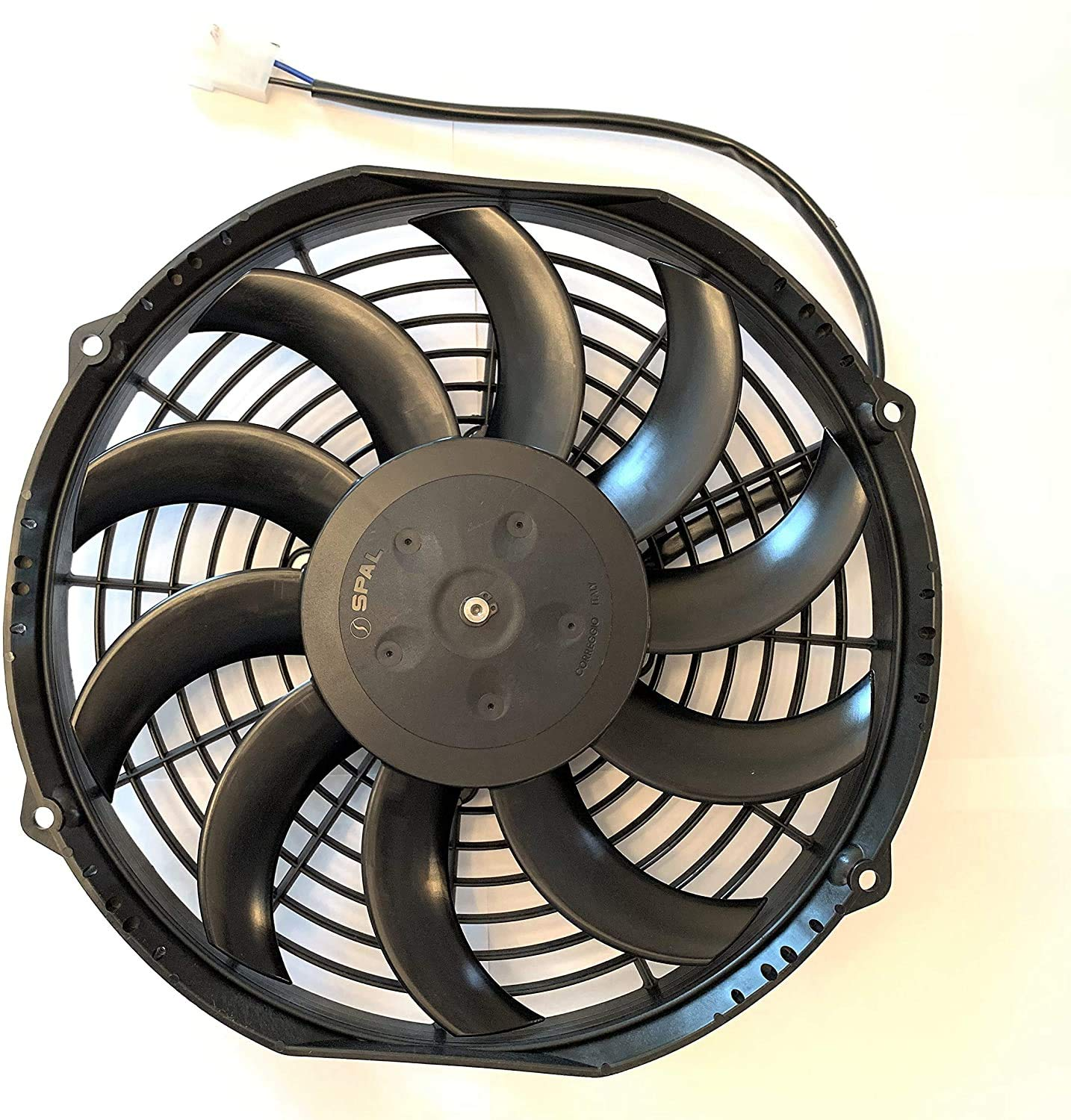 SPAL 30100435 10'' Low-Profile Fan Puller Curved Blades 12Volt 802 Cfm image number 5