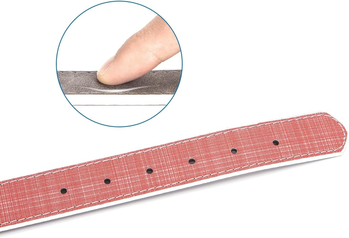 Strong PU Leather Dog Collar, Adjustable and Durable; Ideal for Walking and Pet Training. image number 3