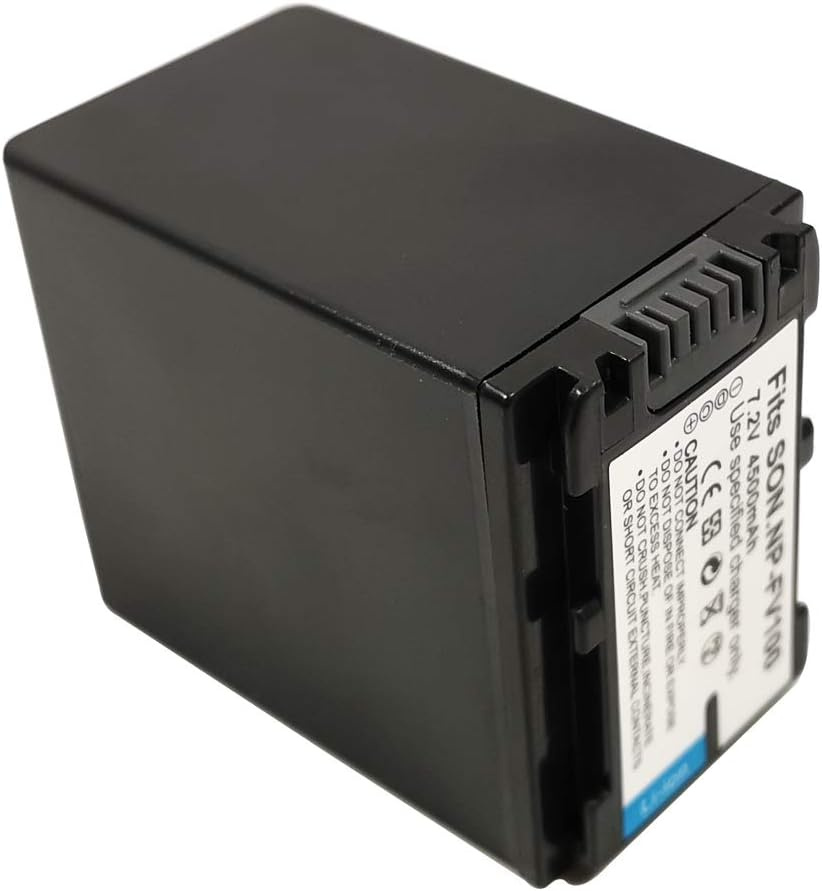 Dual-Channel Mains Charger +2X 4500Mah Battery for NP-FV100 NP-FH100 NP-FV70 NP-FH70 NP-FH30 NP-FH50 NP-FP30 NP-FP50 NP-FP70 NP-FP71 NP-FP90 DCR-DVD DCR-HC DCR-SR HDR-CX HDR-XR Series Camera image number 4