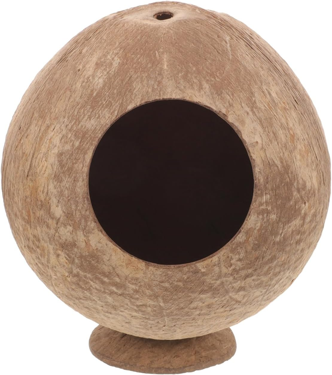BCOATH Coconut Hamster Hideout Natural Material for Small Animals Wear-Resistant Safe Toy image number 5