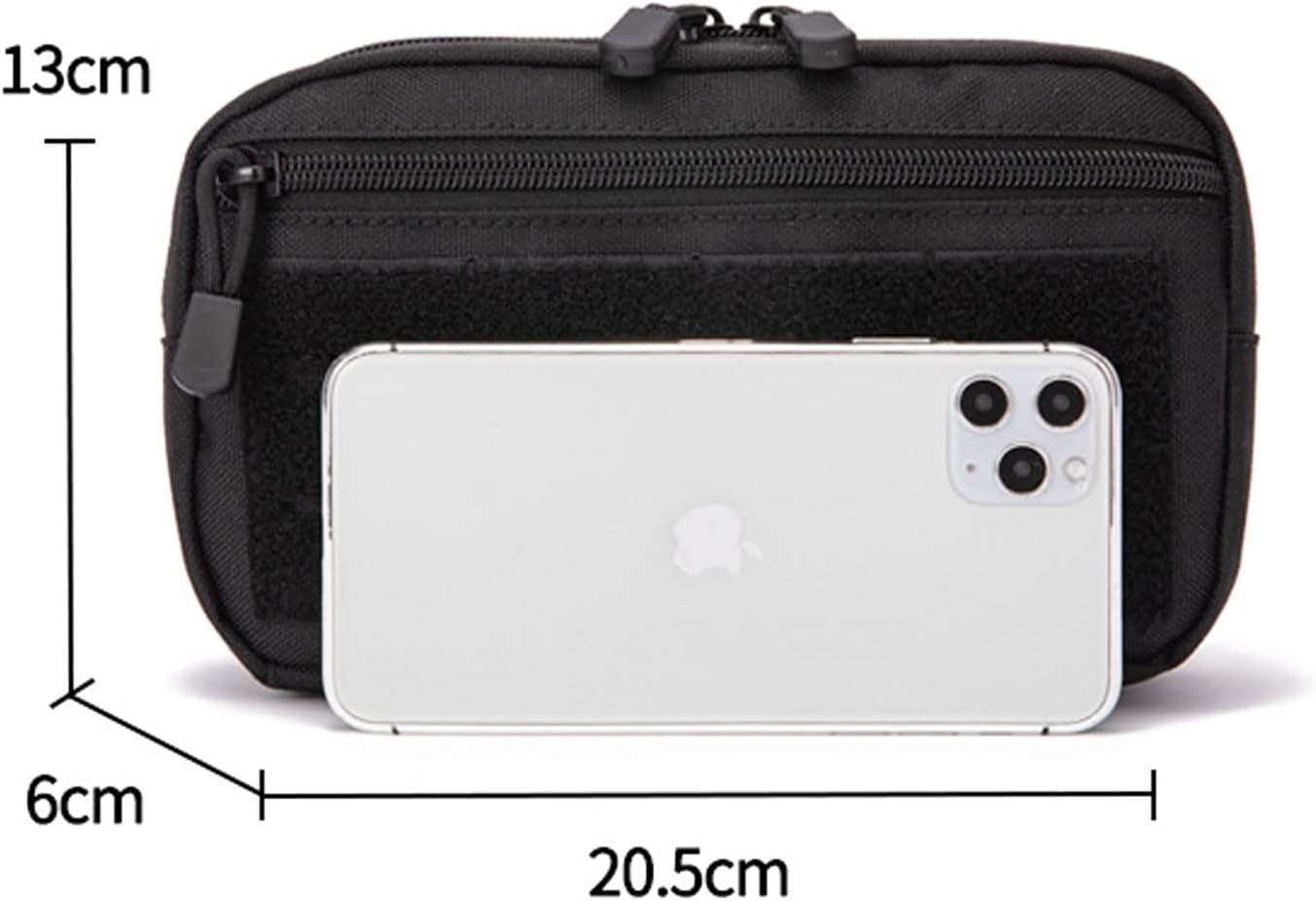 Molle Seat Back Organizer,Universal Tactical Car Back Seat Organizer Bag Vehicle Organizers Panel Protector Organizers with 5 Detachable Pouches for Car Truck Jeep Vehicle (Black) image number 1