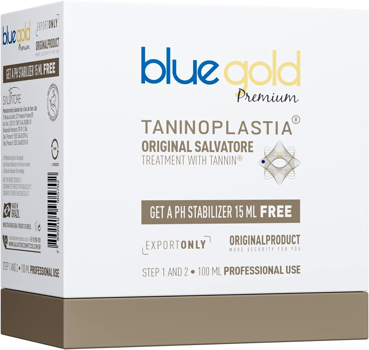 Salvatore Premium Blue Gold Premium 2X100Ml Pack - Hair Straightening image number 1