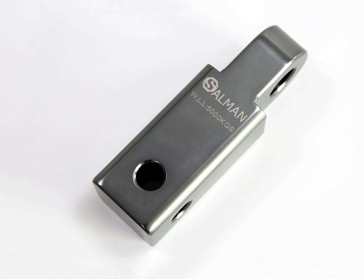 Salman 5T Aluminum Alloy 6061 Hitch Receiver Winch Accessories, Grey, 50X50X155Mm image number 6